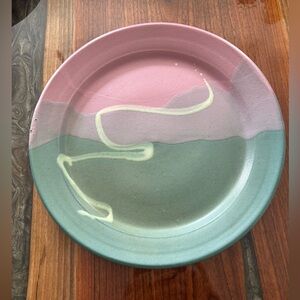 COPY - COPY - Vintage North Carolina Hilton art pottery plate 10 in marked B.R.…